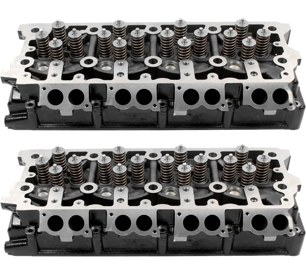 Solidspare 2x Cylinder Heads Powerstroke 6.4L Fit for 2008-2010 Ford F250 F350 F450 F550