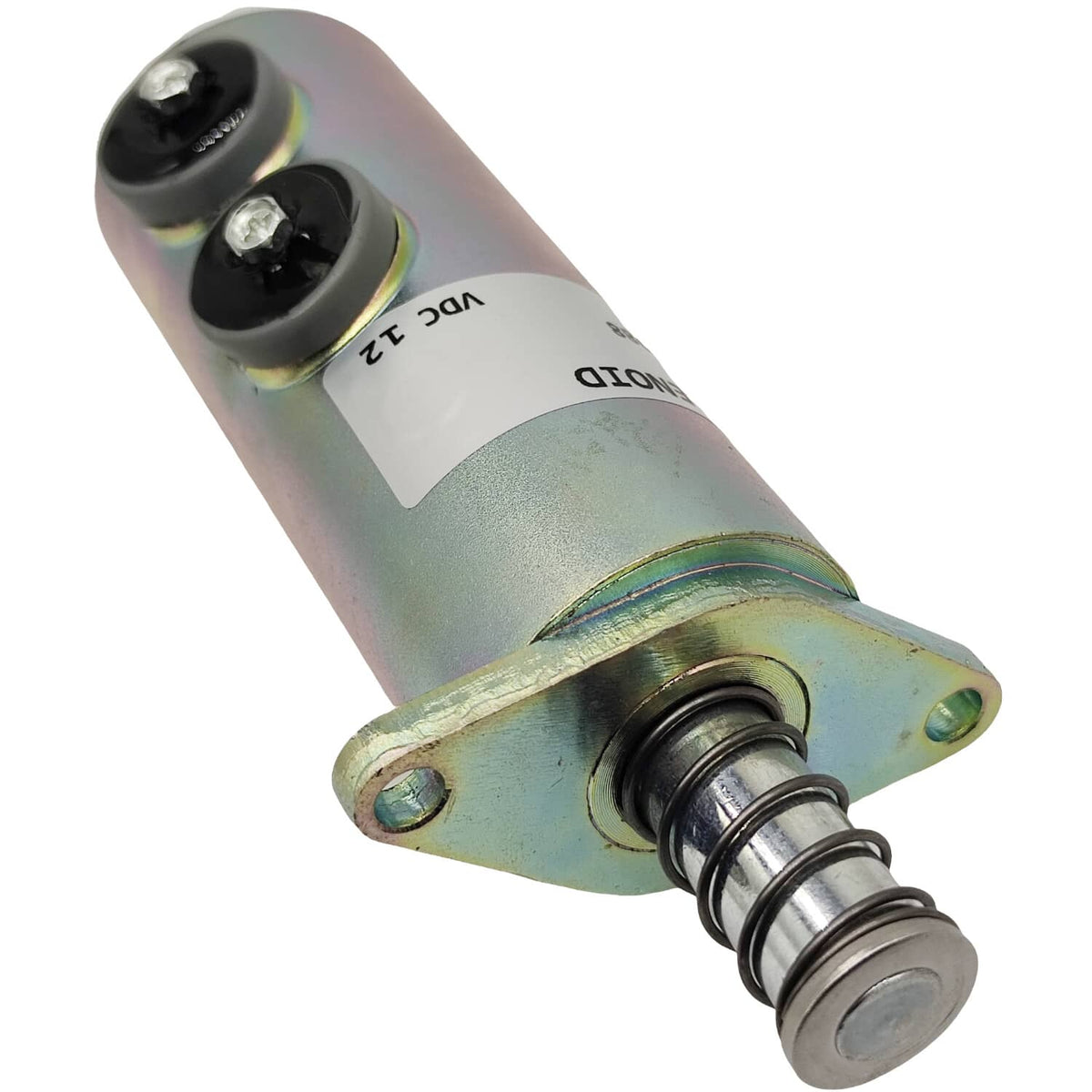 Solid Spare 12V Engine Fuel Shutoff Solenoid 6N-9988 6N9988 for Caterpillar CAT 3208 3412