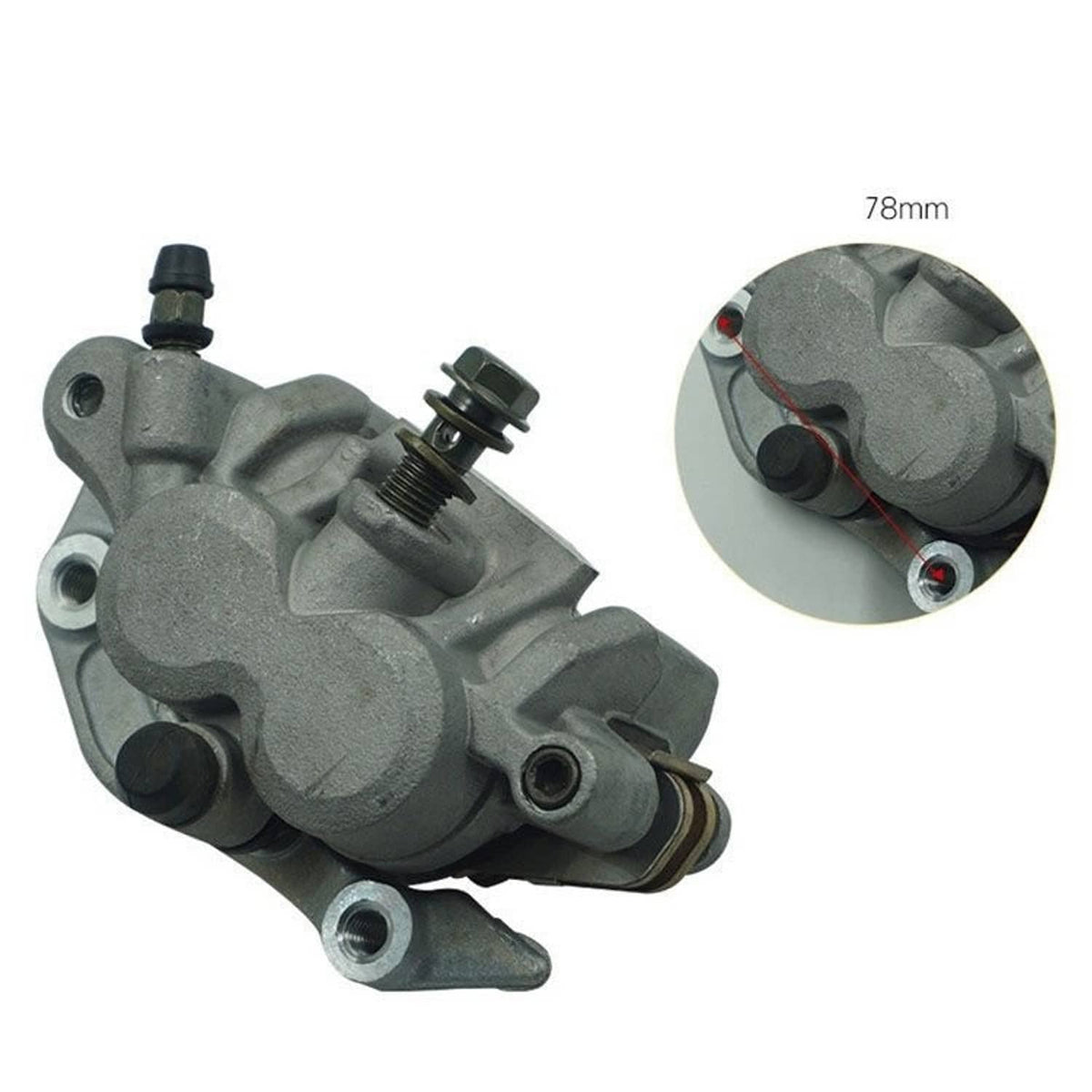 Solidspare New Front Brake Caliper For 2004-2023 Honda CRF450R CRF250R With Pads