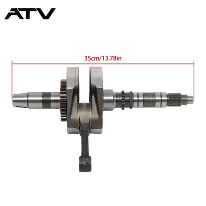 Solidspare Crankshaft + Bearing For Honda Rancher TRX420 Foreman TRX500 TRX520 Pioneer 500