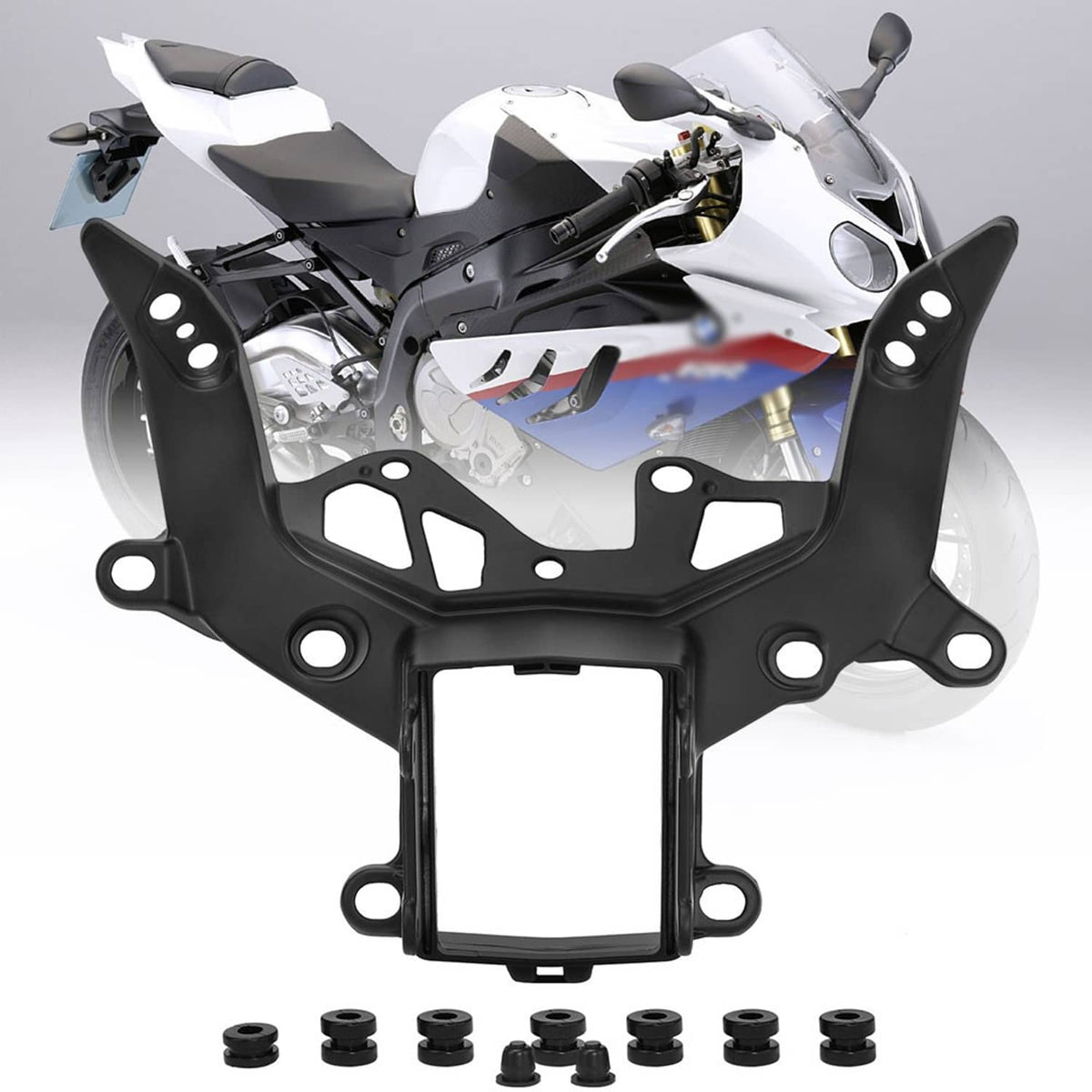 Solidspare Motorcycle Upper Fairing Stay Bracket For BMW S1000RR 2009-2018 HP4 2013-2014