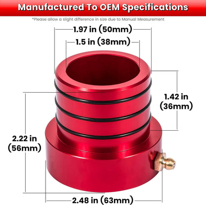 Solid Spare MG21103 Dana 30/44 Front Axle Tube Seal Pair for Jeep Cherokee Wrangler JK TJ XJ