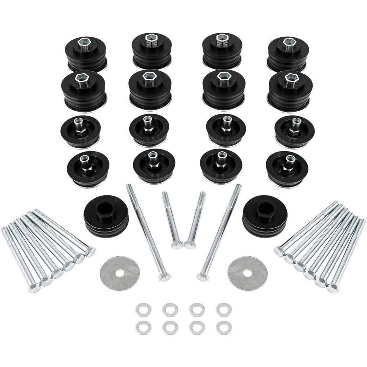 Solidspare Body Cab Mount Bushing Kit For Ford F250/350 Super Duty 2/4WD 2008-16 KF04060BK