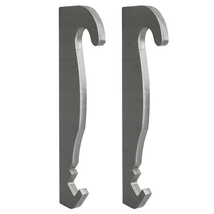 Solidspare 2pcs Steel Quick Attach Bracket 1-1/2" For Cat Fusion Coupler Loader mounts