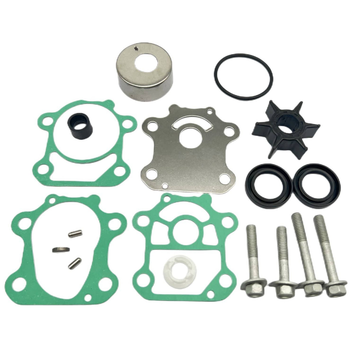 Solid Spare Yamaha Outboard Water Pump Service Kit For 70HP F70A 6CJ-W0078-00 6CJ-W0078-02