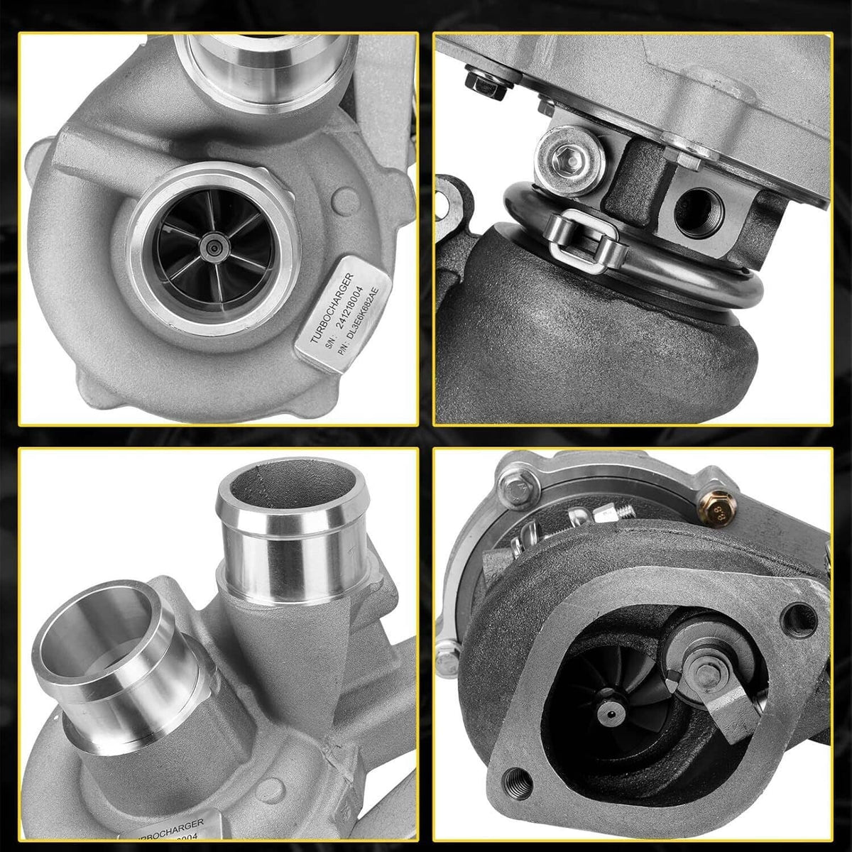 Solidspare Turbo Kit Left +Right For Ford F150 F-150 Pickup V6 3.5L 2013-2016 Turbocharger