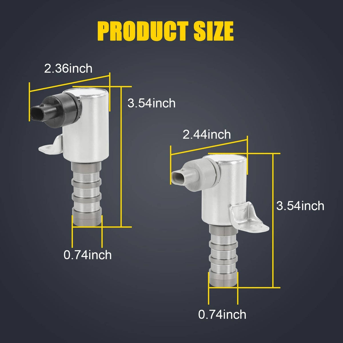 Solidspare 4PCS Variable Valve Timing Solenoid Fit Ford F-150 Ford Explorer 3.5L 2011-2017