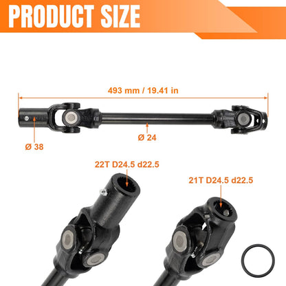Solidspare Rear Prop Shaft 105173301 CLC105173301 Fits for Club Car Carryall 295 1500 1700