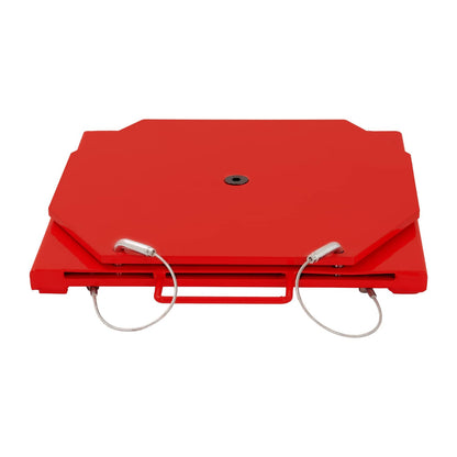 Solid Spare 2PC 2T Wheel Alignment Turn Plate Table 360° Rotating Turntable Heavy Duty