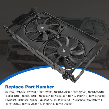 Solidspare Radiator Cooling Fan Assembly 621-557 for 2013-2019 Toyota RAV4 2.5L L4 623290