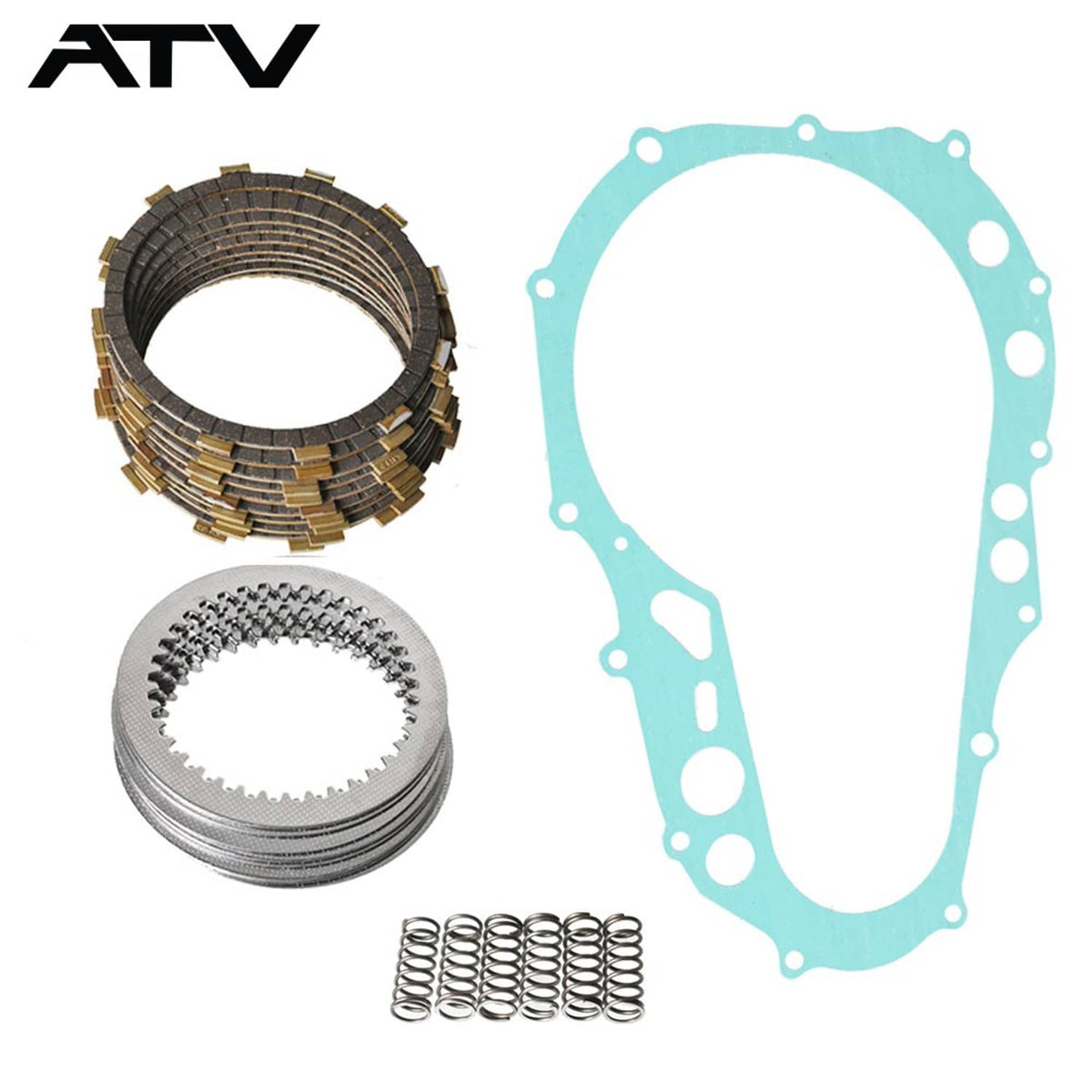 Solidspare For Suzuki LT-Z400 Z400Z LTZ400 Z Complete Heavy Duty Clutch Kit & Gasket 05-08