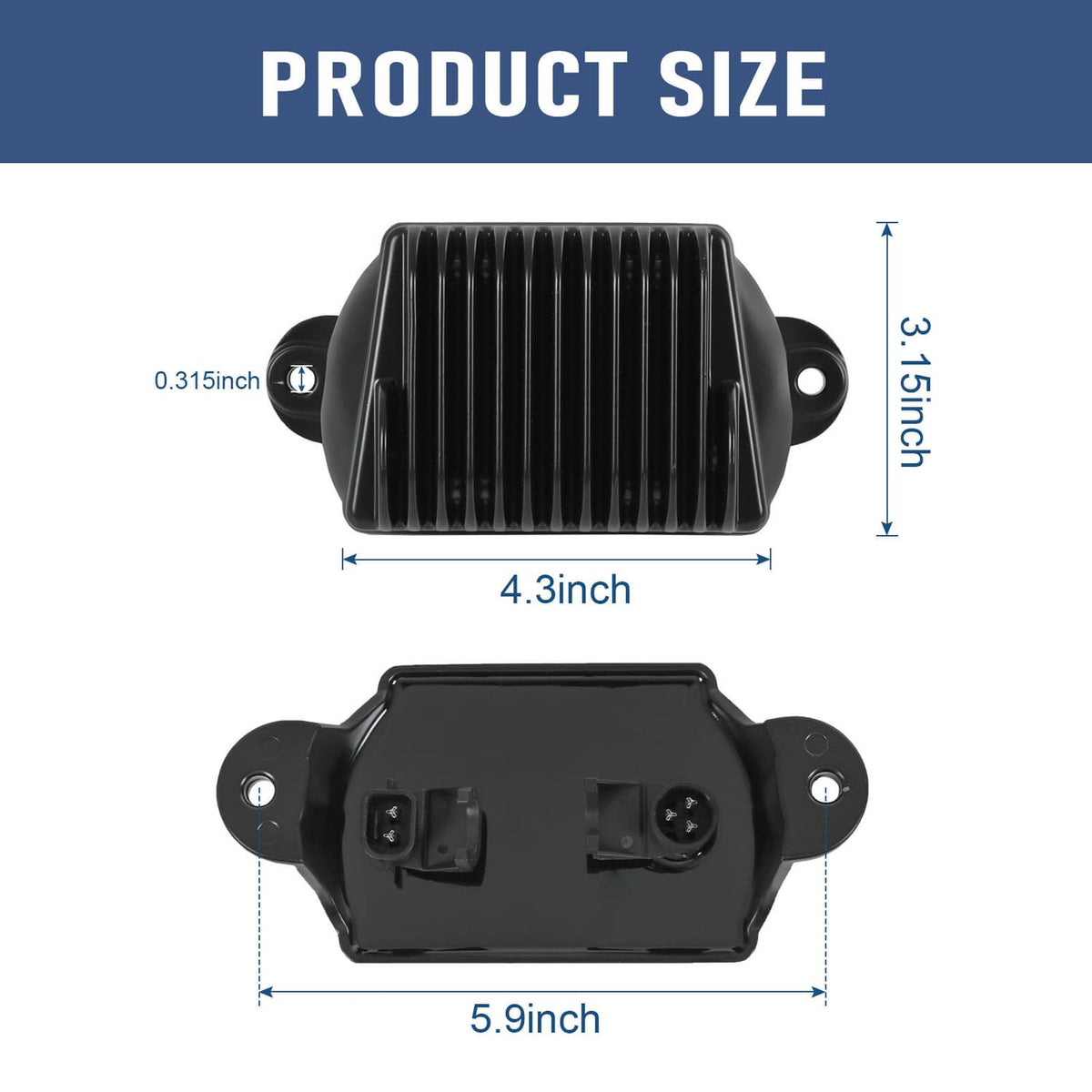 Solidspare New Regulator Rectifier 74505-09A 12V Fits For Harley Touring 2009-2015