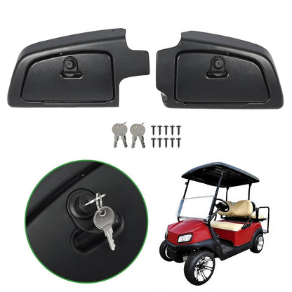 Solidspare Black Locking Dash Glove Box Covers For Icon I20 I40 I60 Advanced EV Golf Cart