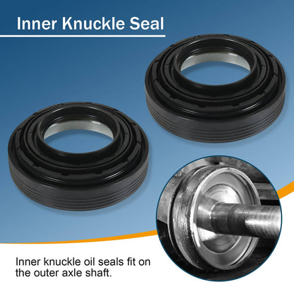 Solidspare Front Axle Seal And U Joint Kit For 1998-04 Ford F250 F350 Excursion DANA 50 60