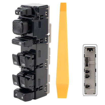 Solidspare Left Side Master Power Window Control Switch For Hummer H2 2003-04 Base 6.0L V8