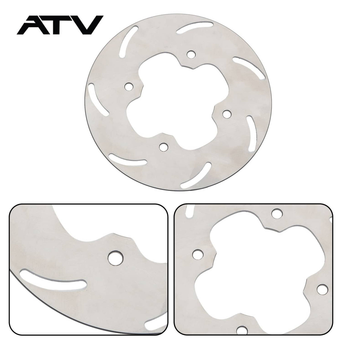 Solidspare adv-NNB77 Front Disc Brake Conversion Kit For Foreman 400 TRX400 1995-2003