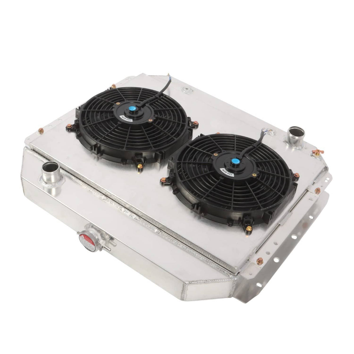 Solidspare 4 Row Radiator Shroud Fan For 1966-1979 Ford F100 F150 F250 F350 Bronco Pickup