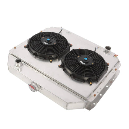 Solidspare 4 Row Radiator Shroud Fan For 1966-1979 Ford F100 F150 F250 F350 Bronco Pickup