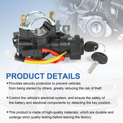 Solidspare Ignition Lock Switch Assembly with Keys For Hyundai 81900-3SA00 819003SA00