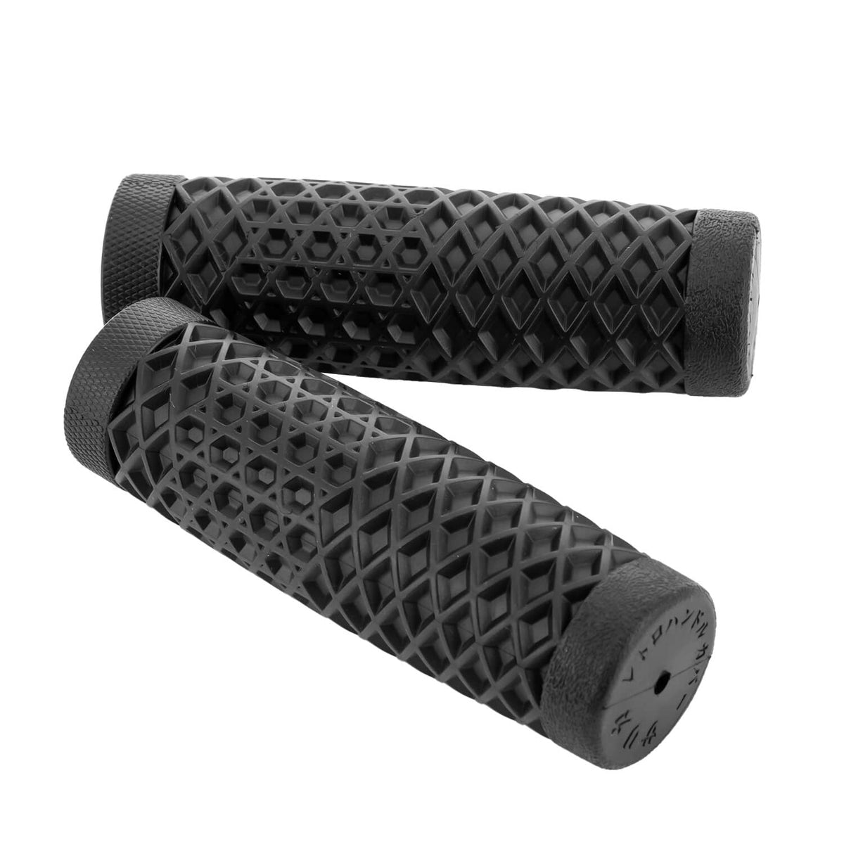 Solidspare 25mm 1" Motorcycle Soft Rubber Hand Grips Handlebar For Harley XL Honda Yamaha