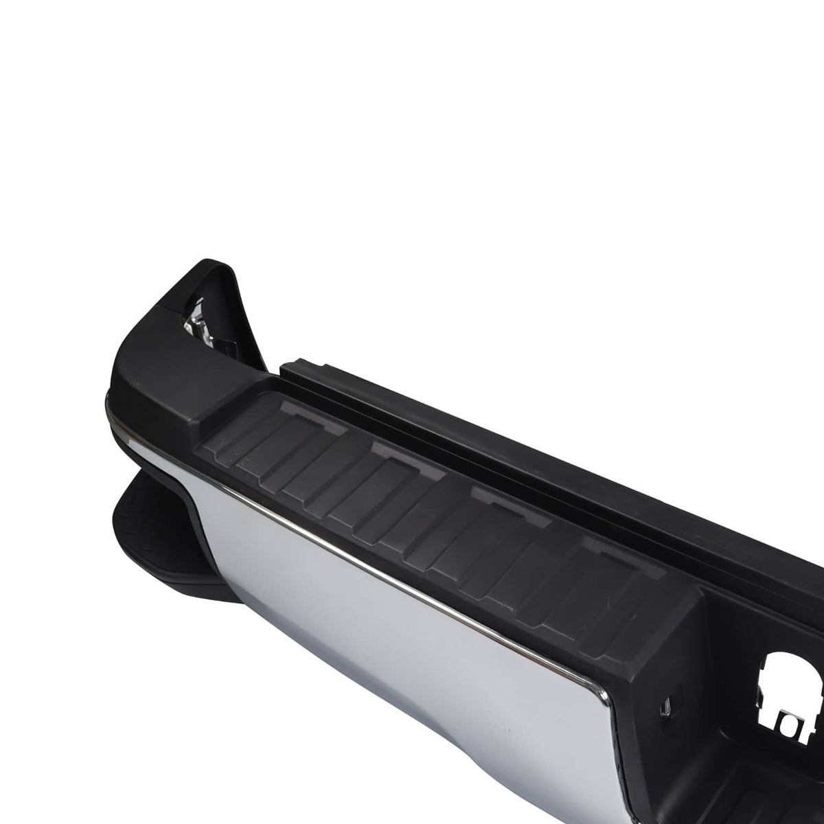 Solidspare Chrome Rear Step Bumper Assembly FIT Chevy Silverado GMC Sierra 1500 2014-2018