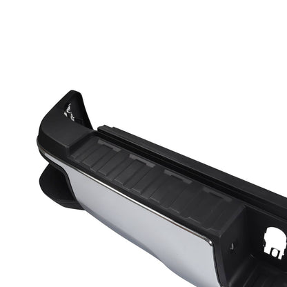 Solidspare Chrome Rear Step Bumper Assembly FIT Chevy Silverado GMC Sierra 1500 2014-2018