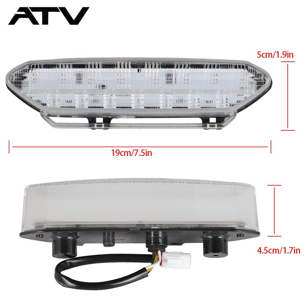 Solidspare LED Tail Light for 2006-2009 YAMAHA YFZ450 YFZ 450 5TG-84710-21-00 ATV