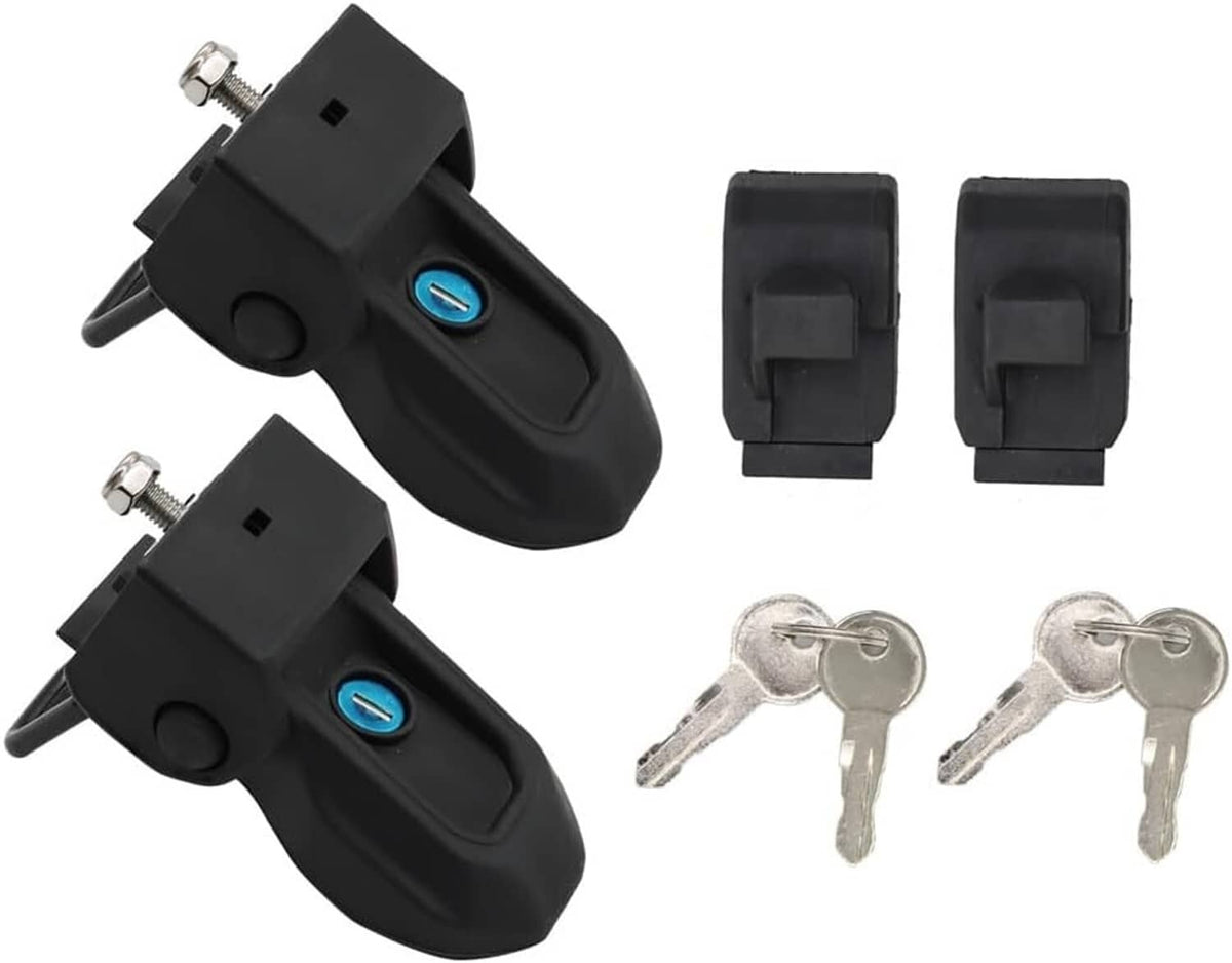Solid Spare Hood Latches Catch Lock Kit for Jeep Wrangler JL Gladiator JT 2018-2024 With Key