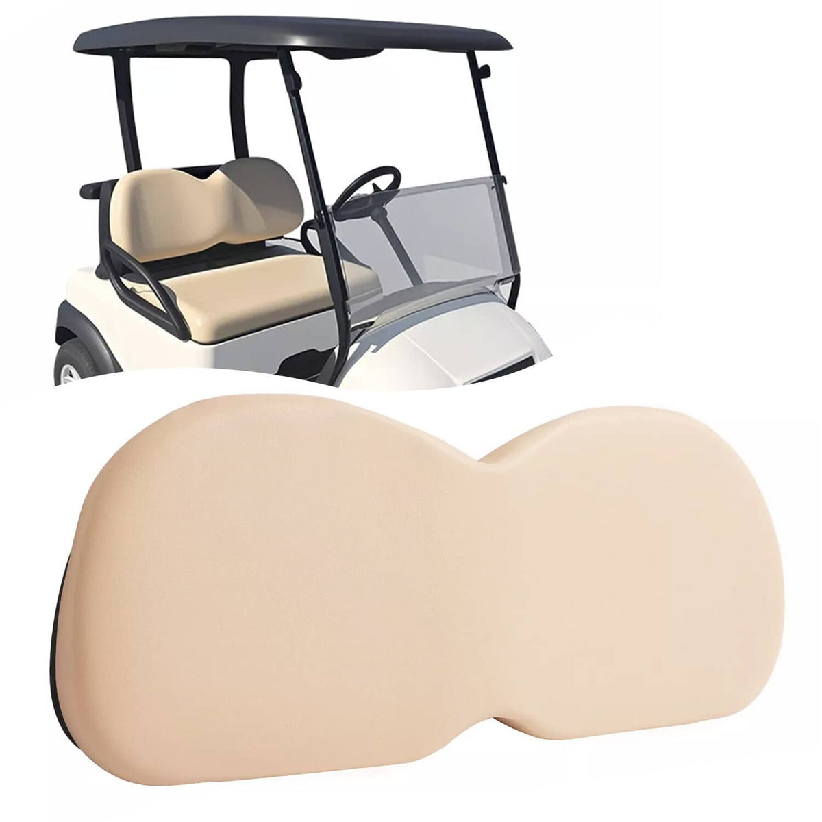 Solidspare For Club Car Precedent 04-Up Golf Cart Front Seat Back Cushion Replace Assembly