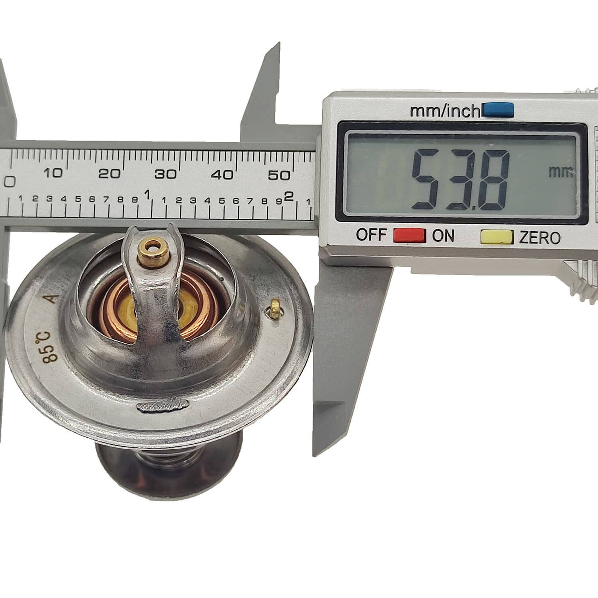 Solid Spare 185°F & 180°F Degree Thermostat Front & Rear Kit Pair Fit for GM Pickup Duramax