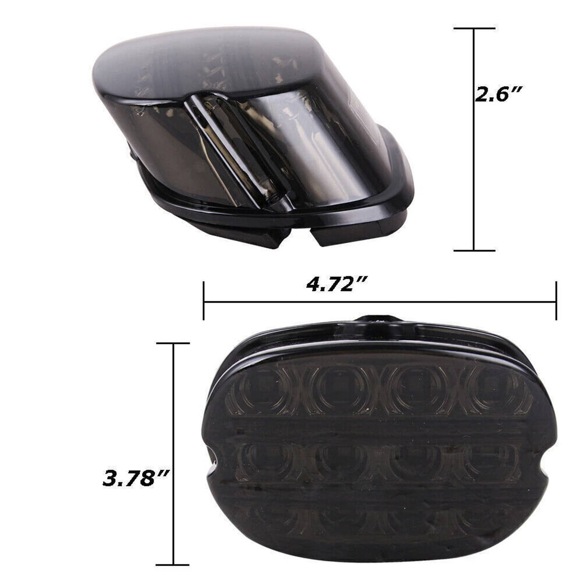 Solidspare LED Tail Lights Brake For Harley Touring Road King Dyna Glide Softail Sporster