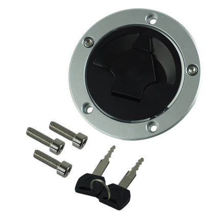 Solidspare Fuel Gas Cap Tank Cover Lock for Kawasaki NINJA 650 EX650 ZX600 ZX636 ZX10R