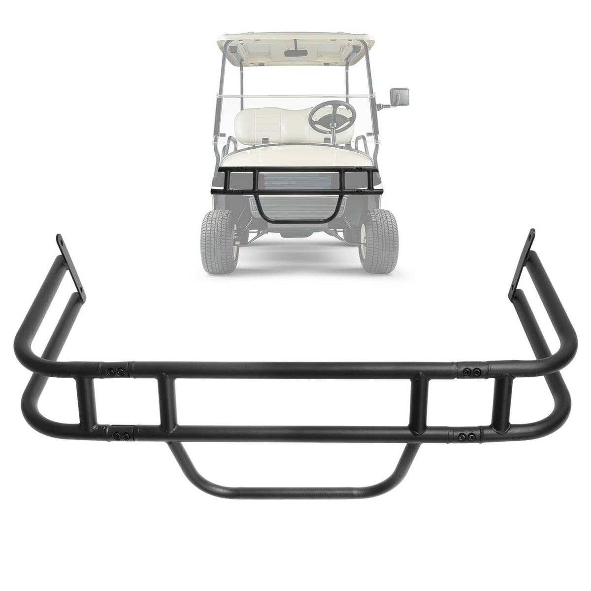 Solidspare Brush Guard Grille Bumper For 1989-1994 EZGO Marathon Gas & Electric Golf Cart