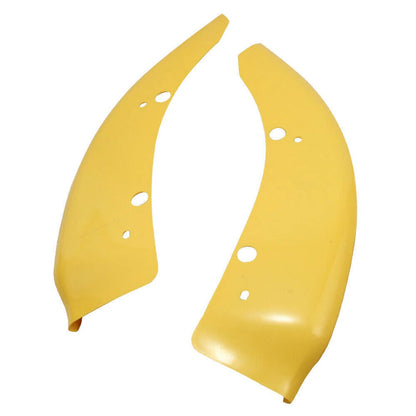 Solidspare Front Bumper Lip Splitter Trim Cover Yellow For 2015-2022 Dodge Charger SRT Scat