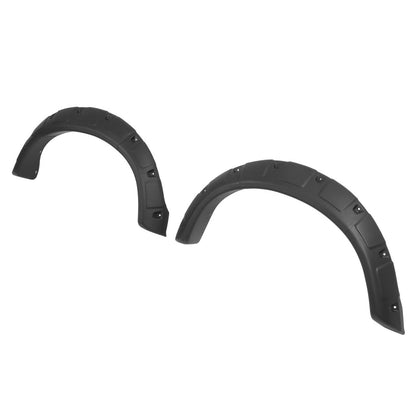Solid Spare [4PCS] Black Pocket Fender Flares For 1992-1996 Ford F-150 F-250 F-350 Bronco