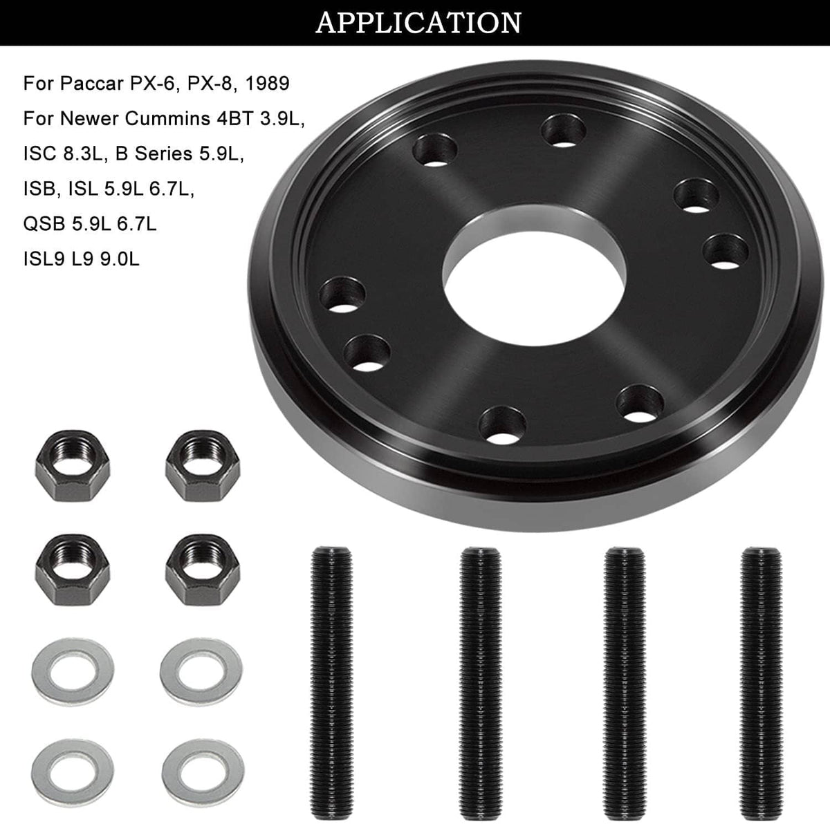 Solid Spare Rear Crankshaft Seal & Wear Sleeve Installer for Cummins 3.9L,5.9L,6.7L,ISC 8.3L