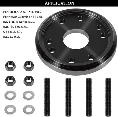Solid Spare Rear Crankshaft Seal & Wear Sleeve Installer for Cummins 3.9L,5.9L,6.7L,ISC 8.3L