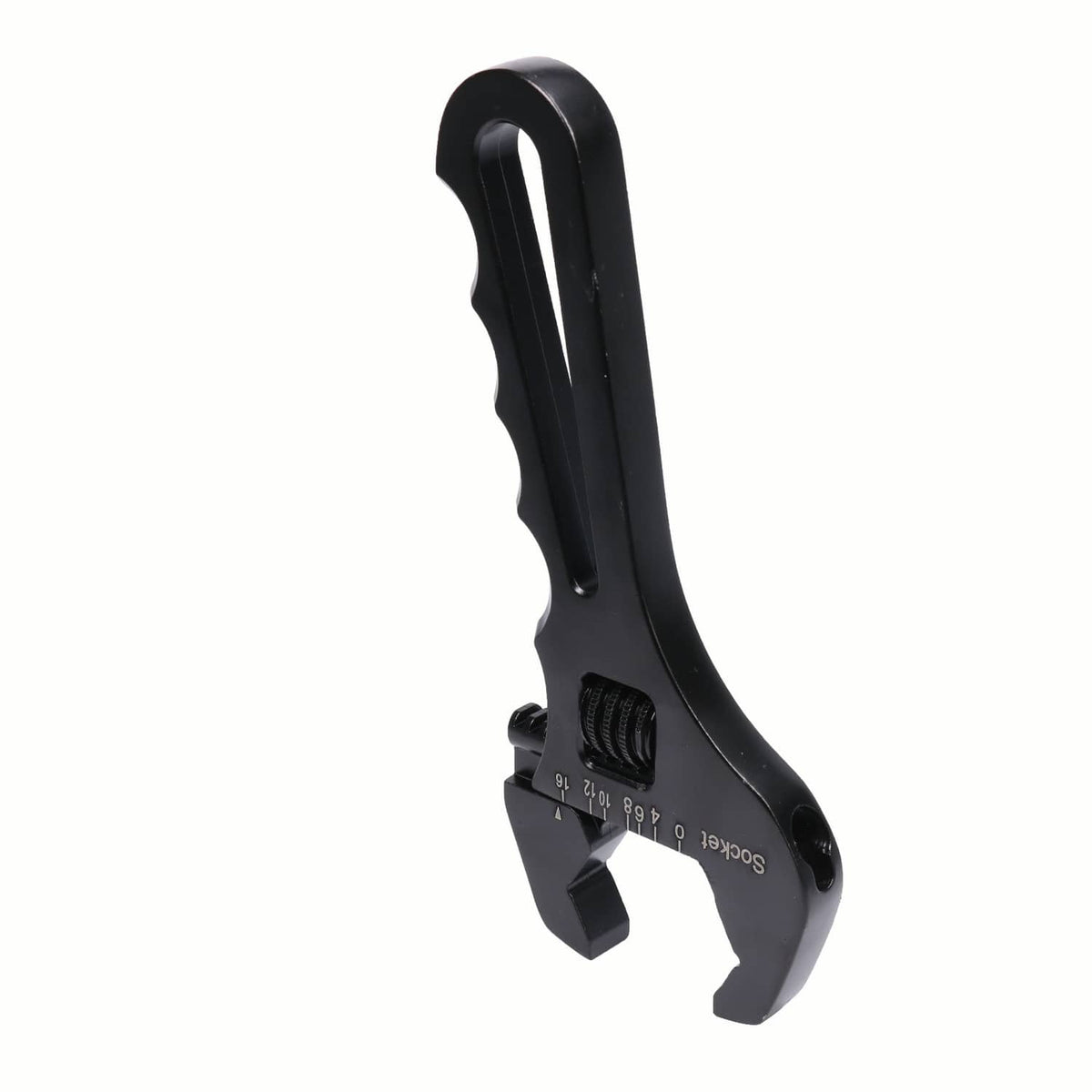 Solidspare Aluminum 3AN-16AN Adjustable Wrench Tool Spanner Black For Hose End Fitting