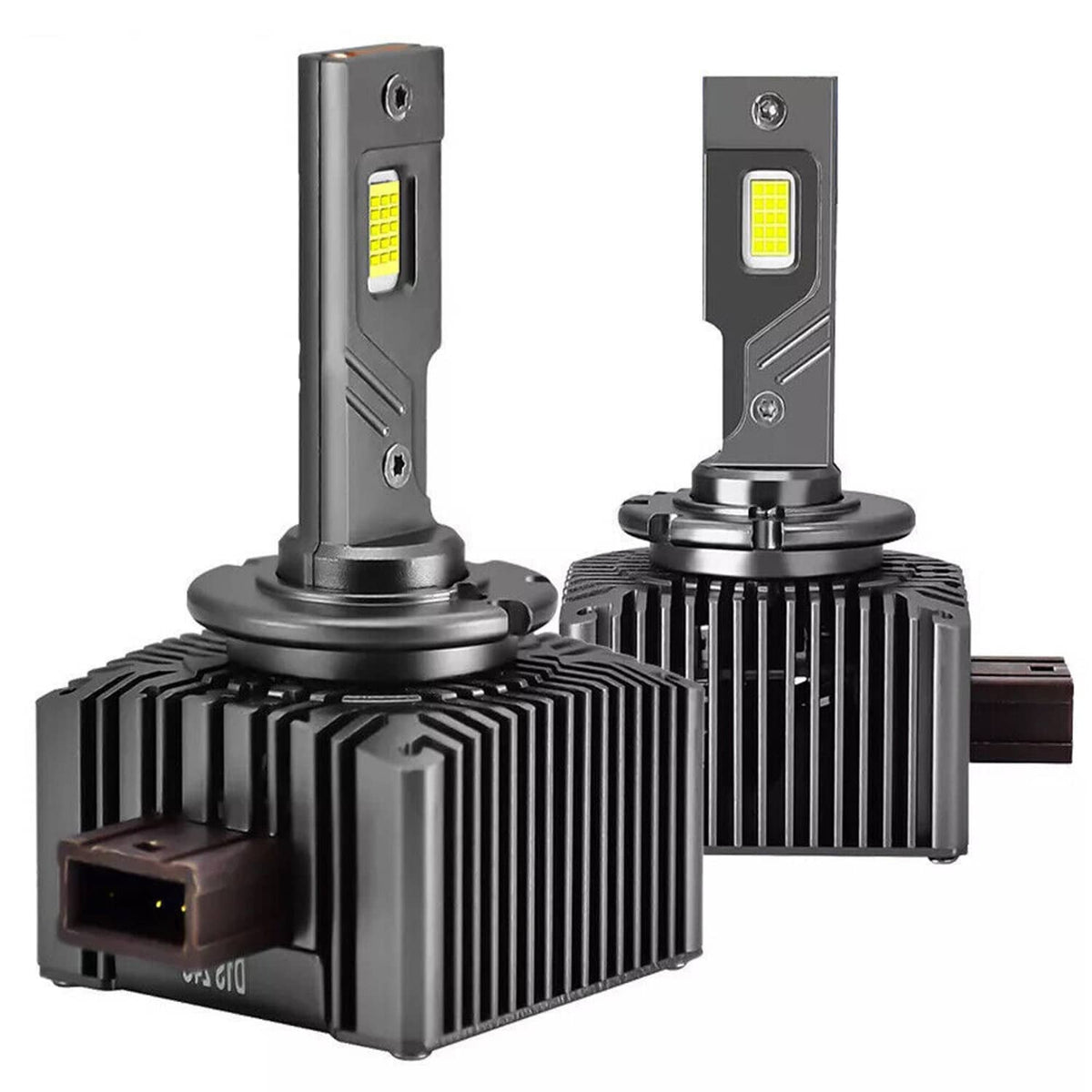 Solidspare Set D1S D1R LED Headlight Bulbs 240W 6000K Super White HID Xenon Conversion Kit