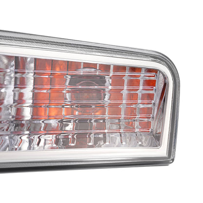 Solid Spare Left&Right Clear Marker Signal Corner Parking Lights For Jeep Liberty 2008-2012