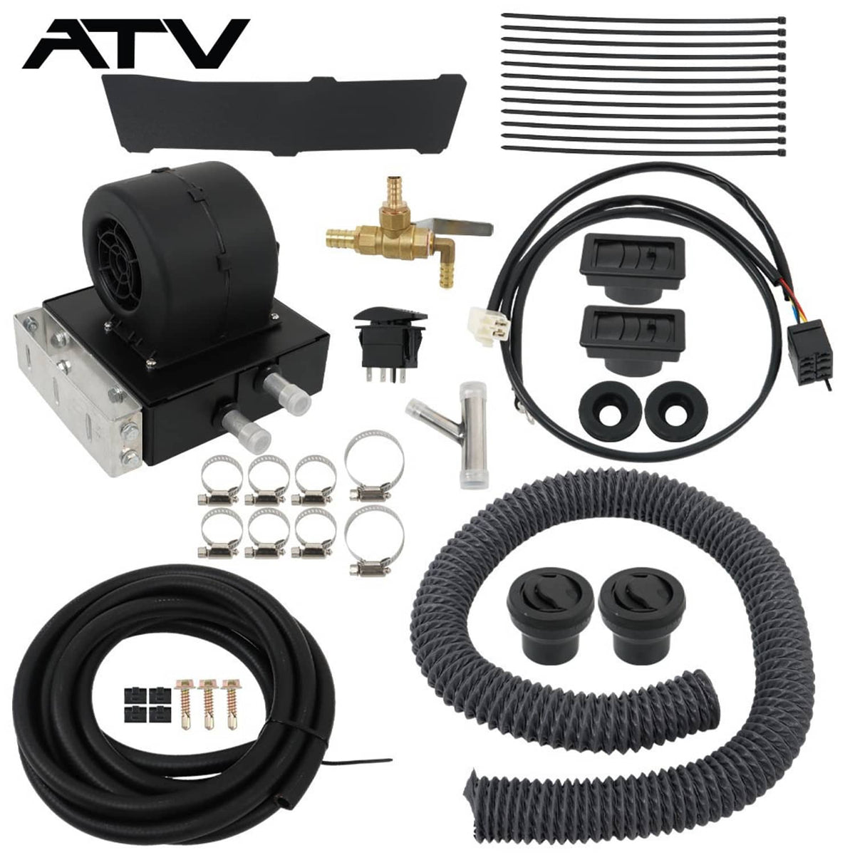 Solidspare Cab Heater Kit with Defrost For Polaris Ranger XP 900 (2013-2019)