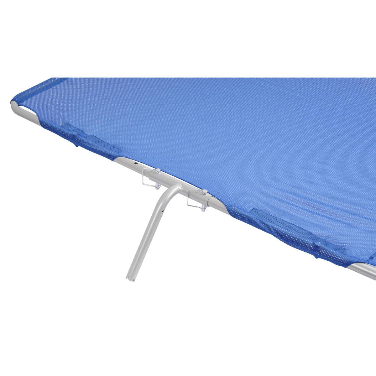 Solidspare Silvery+Blue Boat Sun Shade For Boats 25 FT And Under Aluminium Powder Coated