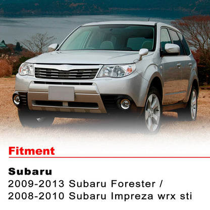 For Subaru Forester 2009 2010 2011-2013 Front Bumper Clear Lens Fog Lights Lamps