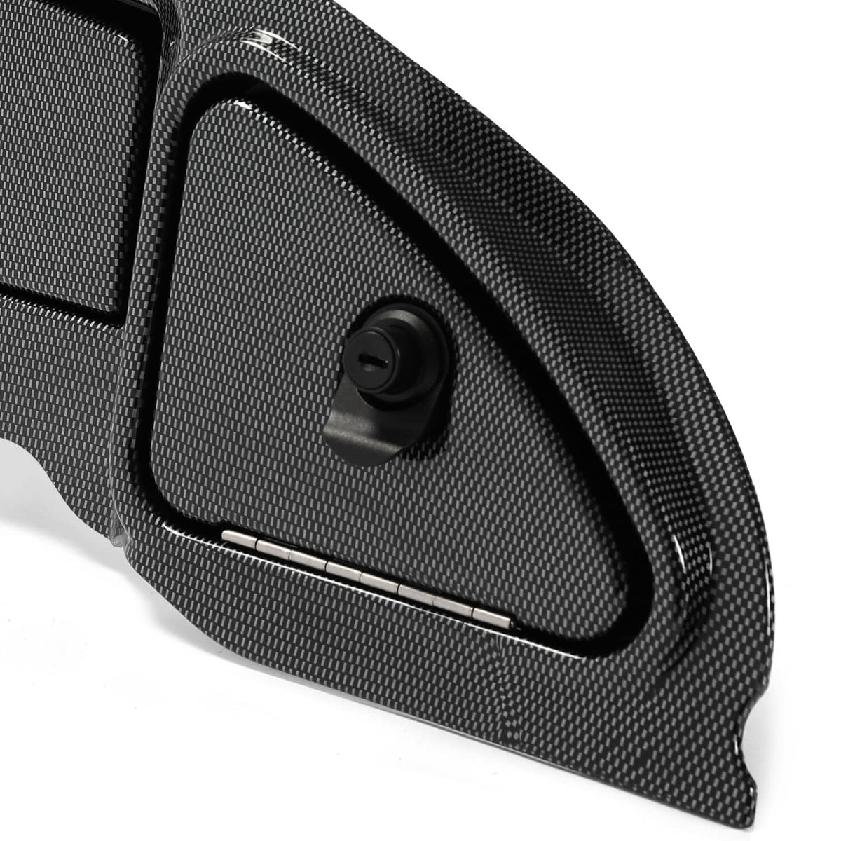 Solidspare Golf Cart Dash Carbon Fiber Look Locking Door For Club Car Precedent 2008.5-Up