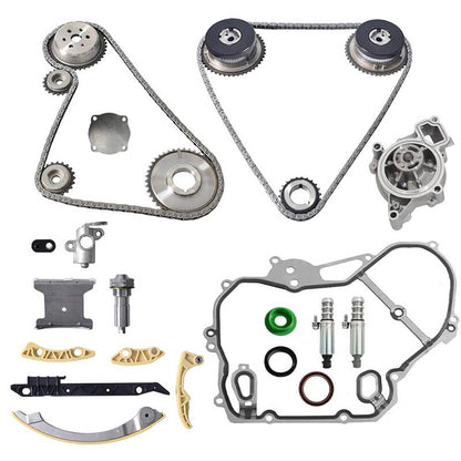 Solidspare Timing Chain Kit with Water Pump For 2009-2017 Buick Chevrolet Gmc Pontiac 2.4L