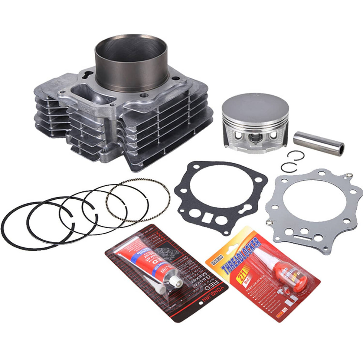Solidspare CYLINDER PISTON GASKET TOP END Kit For Honda Foreman 450 TRX TRX450 FE 1998-2004