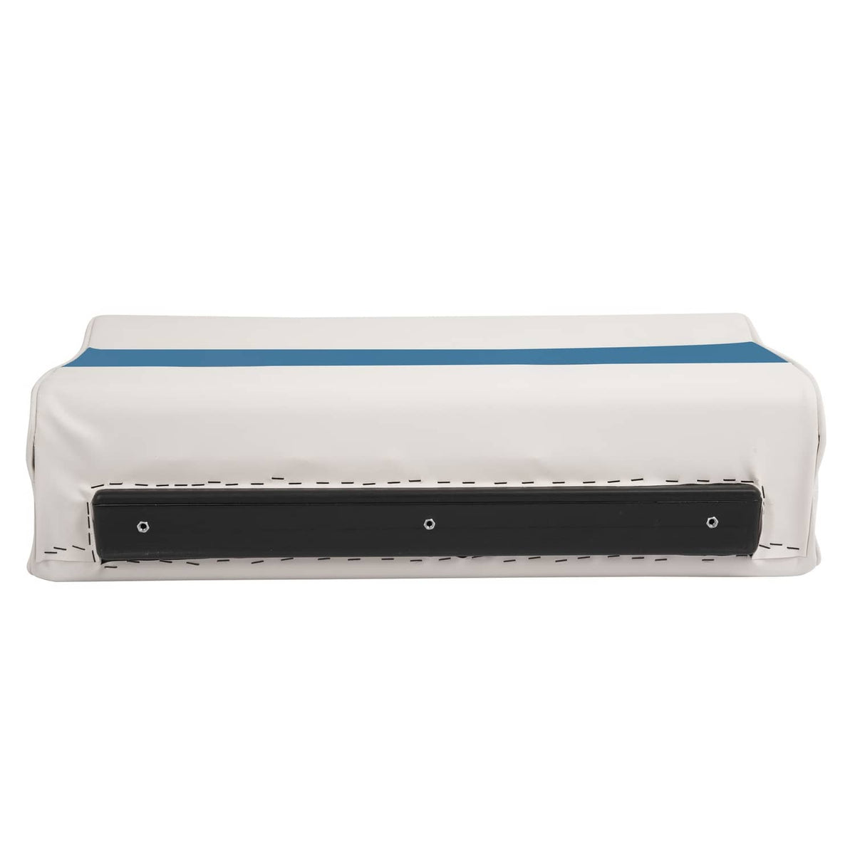 Solidspare #8WD95-1B-204 28" Pontoon Bench Seat Cushion Set Navy/White/Blue