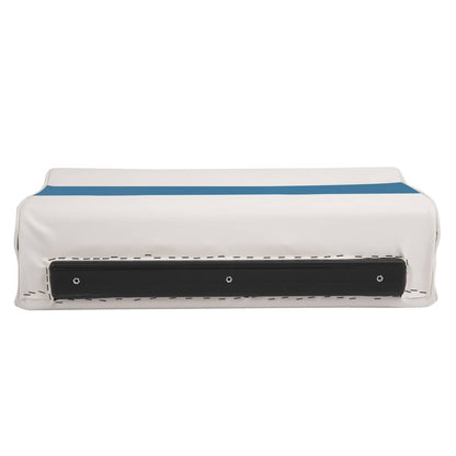 Solidspare #8WD95-1B-204 28" Pontoon Bench Seat Cushion Set Navy/White/Blue
