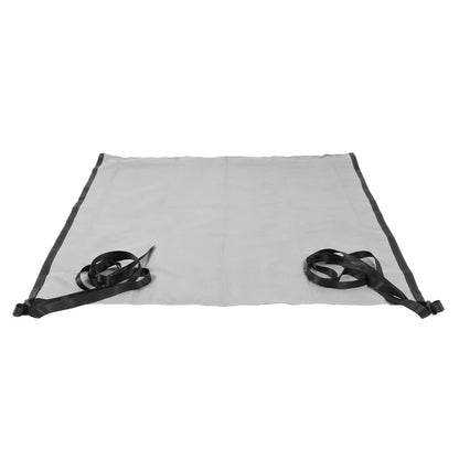 Solidspare Gray Boat Sun Shade 304 Stainless Steel+Fabric Canopy For Universal Boat