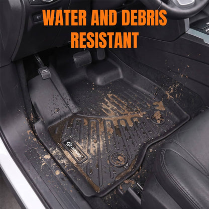 Solidspare Floor Mats For 2011-2014 Ford Explorer Bench Seating All Weather (3 Rows Liners)